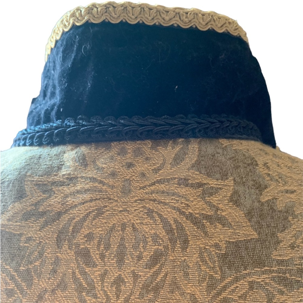 Handmade Brocade Steampunk Adjustable Corset - Picture 9 of 11
